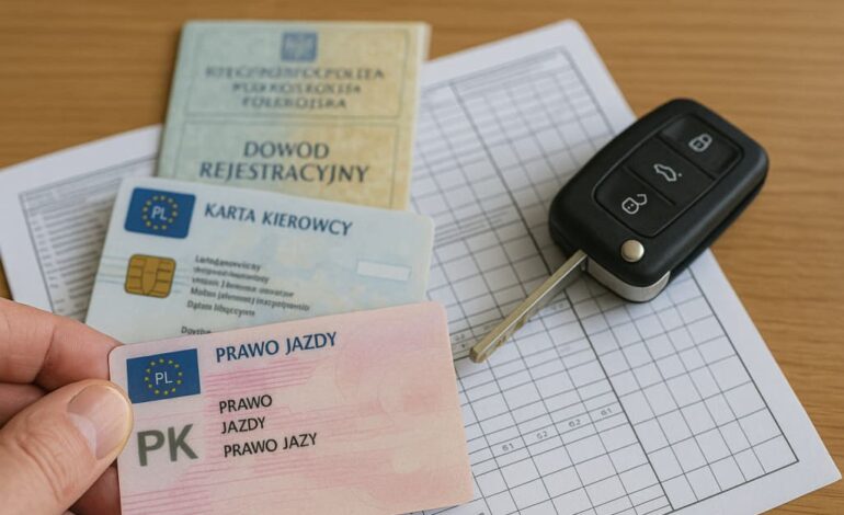 Jakie dokumenty musi posiadać kierowca