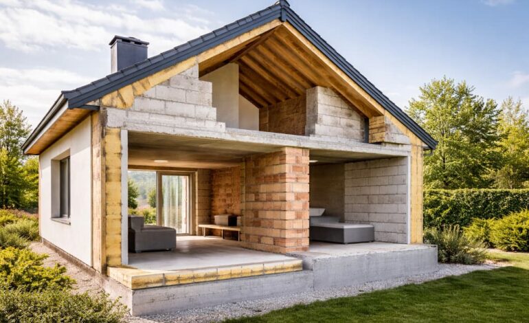 Akumulacyjność cieplna budynku – dlaczego masywne ściany stabilizują temperaturę