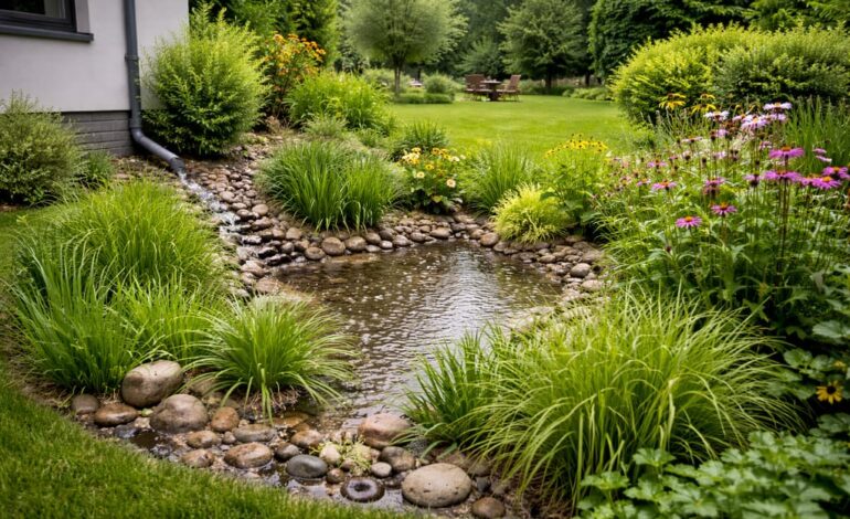 Retencja wody na działce – jak zatrzymać opady zamiast odprowadzać je do kanalizacji